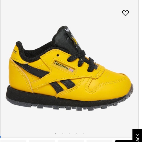 reebok classic leather yellow